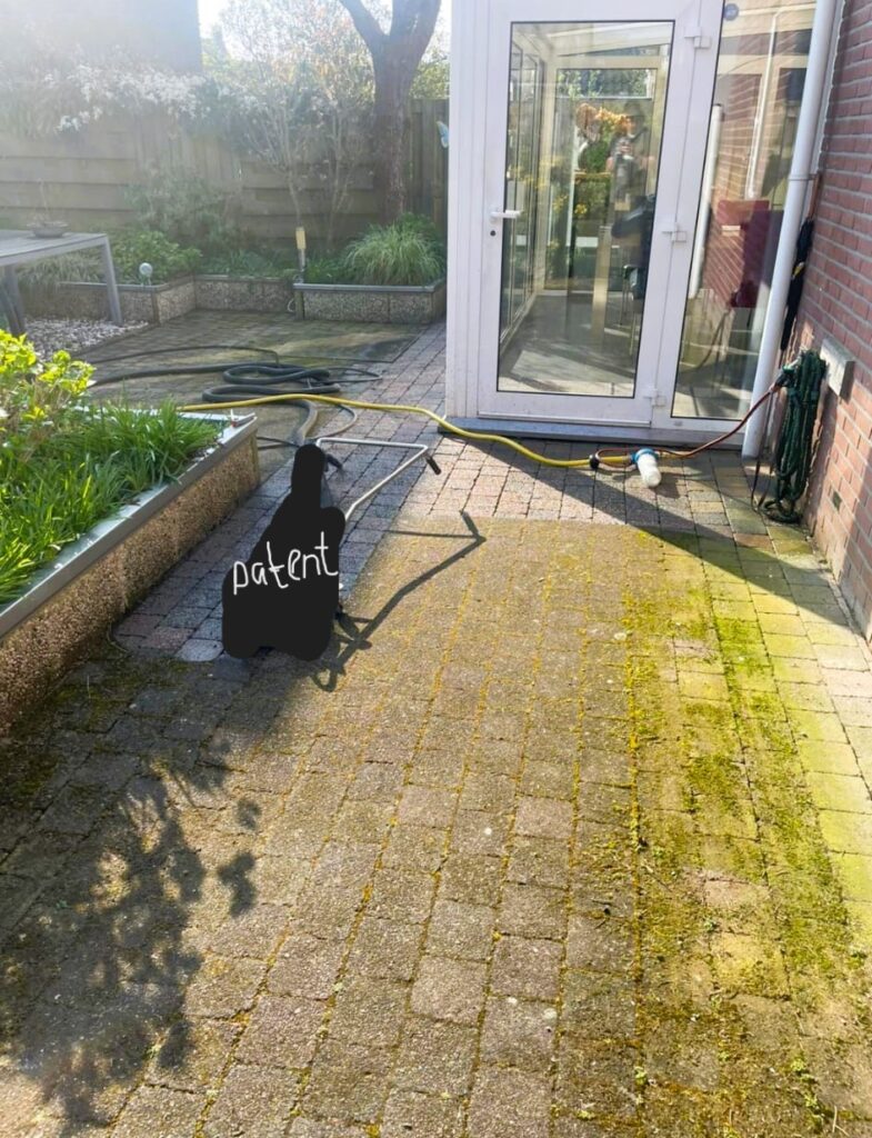 Terras laten reinigen 2 Terras reinigen met hogedrukspuit en stofzuiger